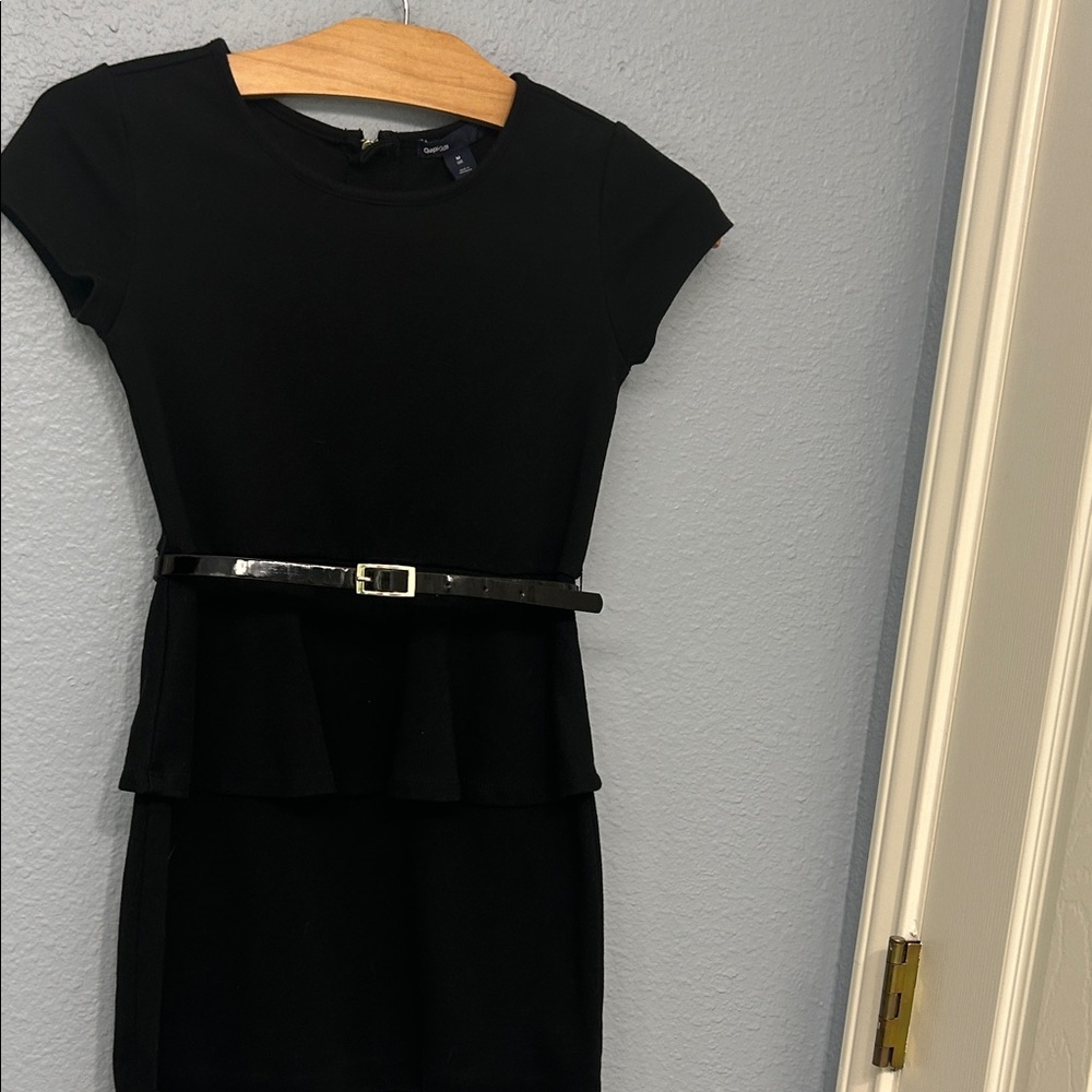 GAP KIDS Black Mini Dress with Belt
